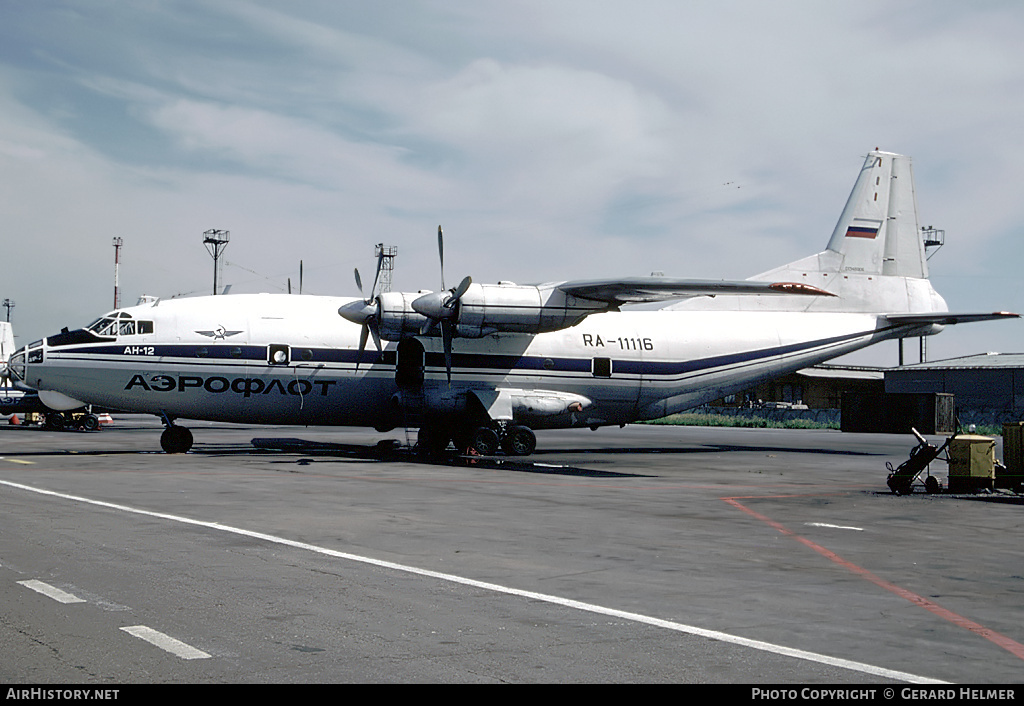 Aircraft Photo of RA-11116 | Antonov An-12TB | Aeroflot | AirHistory.net #64628