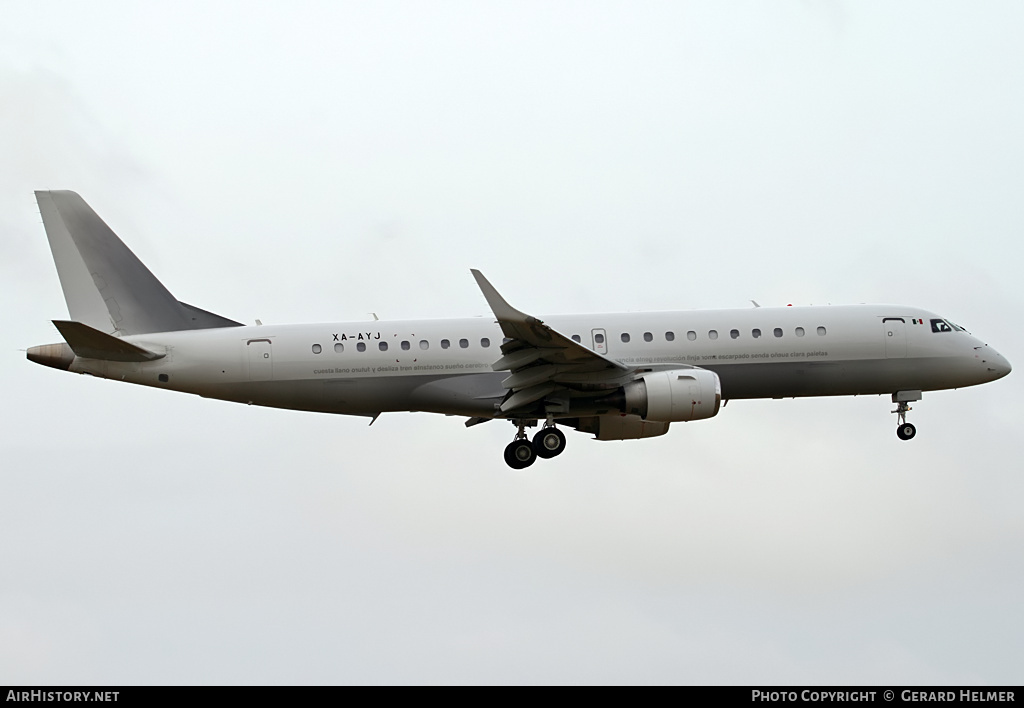 Aircraft Photo of XA-AYJ | Embraer Lineage 1000 (ERJ-190-100ECJ) | Omniflys | AirHistory.net #64637