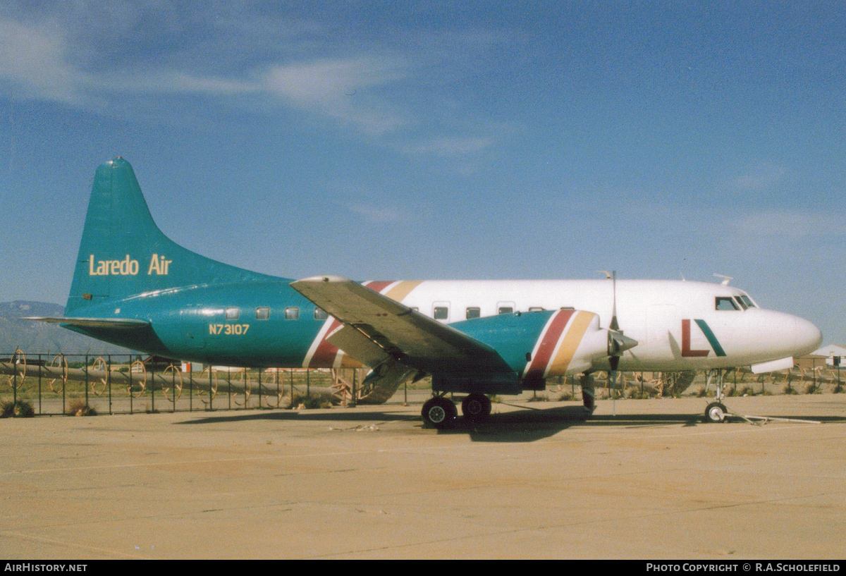 Aircraft Photo of N73107 | Convair 580 | Laredo Air | AirHistory.net #64645