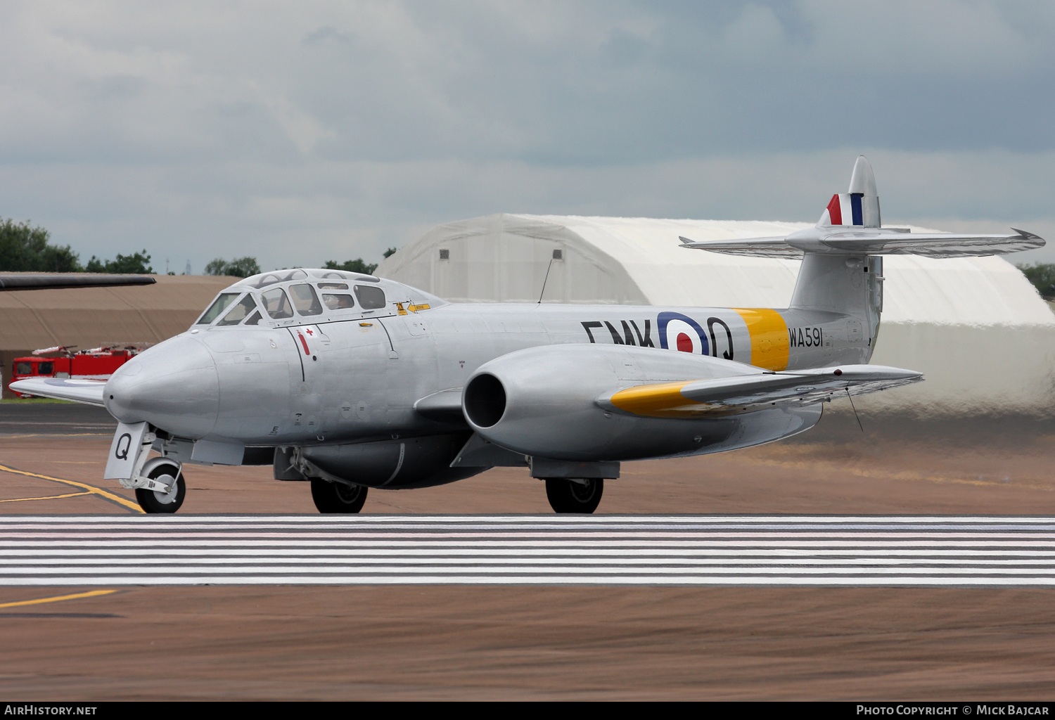 Aircraft Photo of G-BWMF / WA591 | Gloster Meteor T7 | UK - Air Force | AirHistory.net #64682