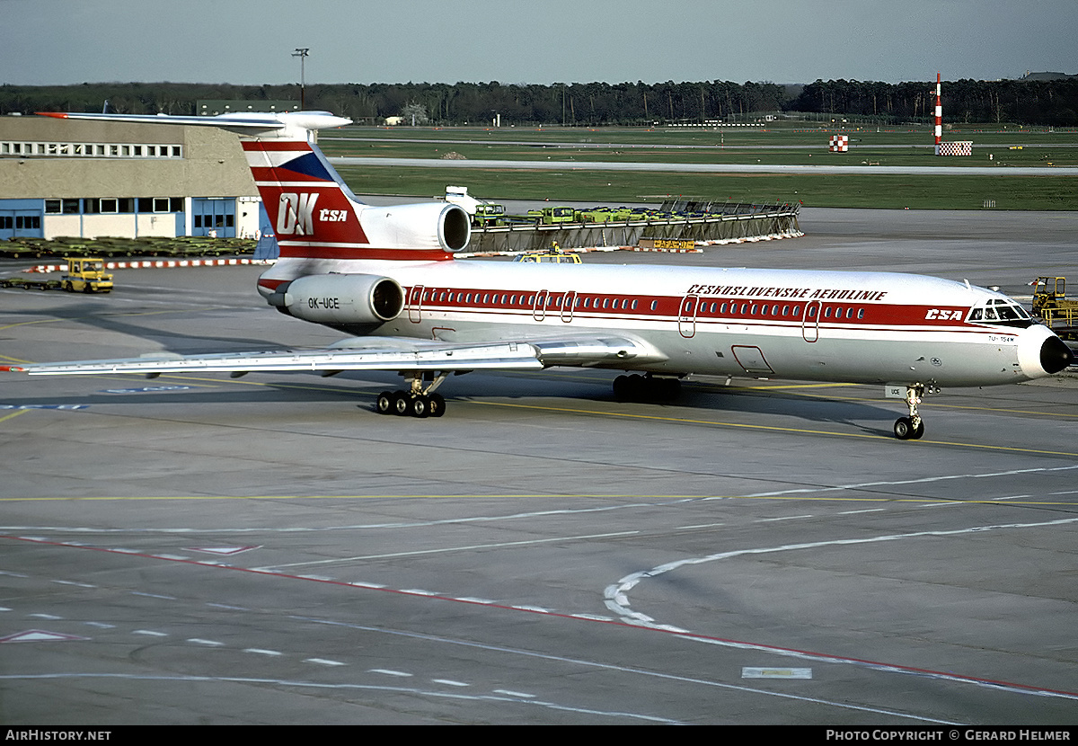 Aircraft Photo of OK-UCE | Tupolev Tu-154M | ČSA - Československé Aerolinie - Czechoslovak Airlines | AirHistory.net #64684