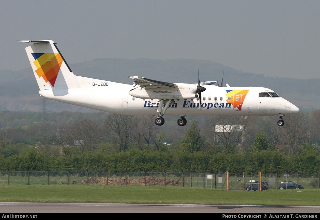 Aircraft Photo of G-JEDD | Bombardier DHC-8-311Q Dash 8 | British European | AirHistory.net #64703