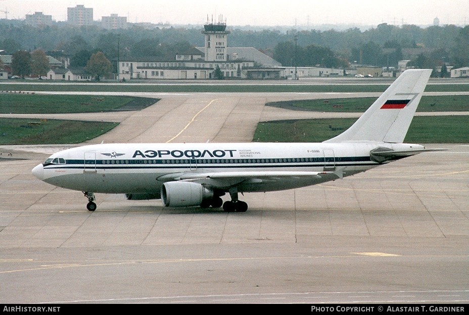 Aircraft Photo of F-OGQQ | Airbus A310-308/ET | Aeroflot - Russian International Airlines | AirHistory.net #64705