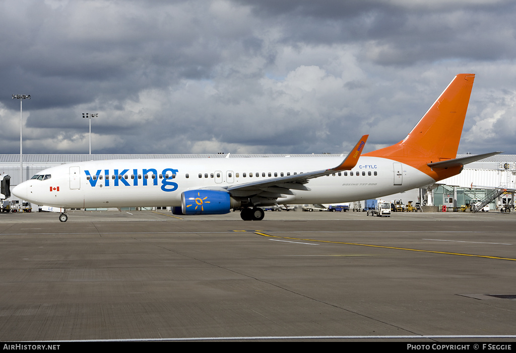 Aircraft Photo of C-FYLC | Boeing 737-8BK | Viking Airlines | AirHistory.net #64731