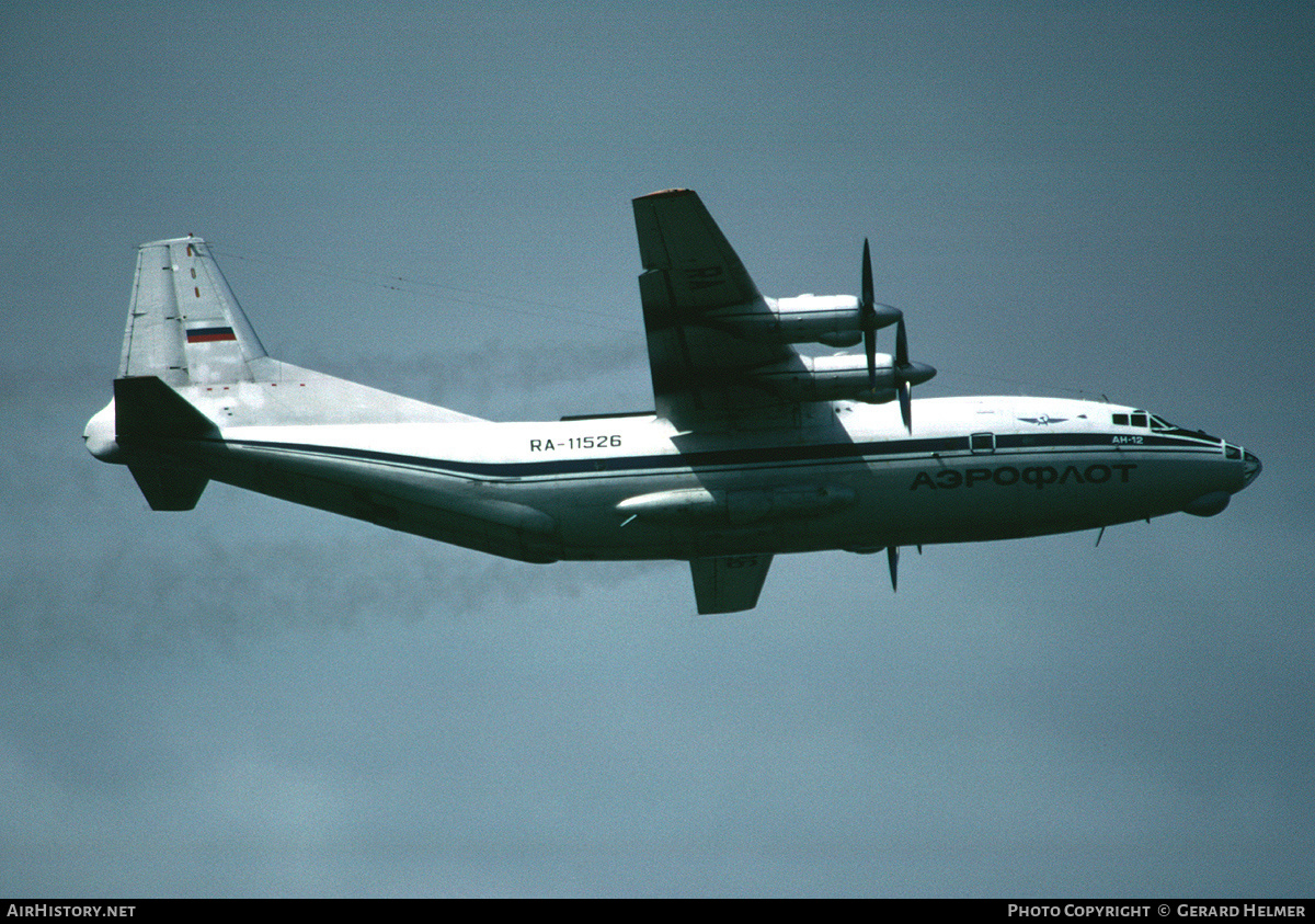 Aircraft Photo of RA-11526 | Antonov An-12BK | Aeroflot | AirHistory.net #64736