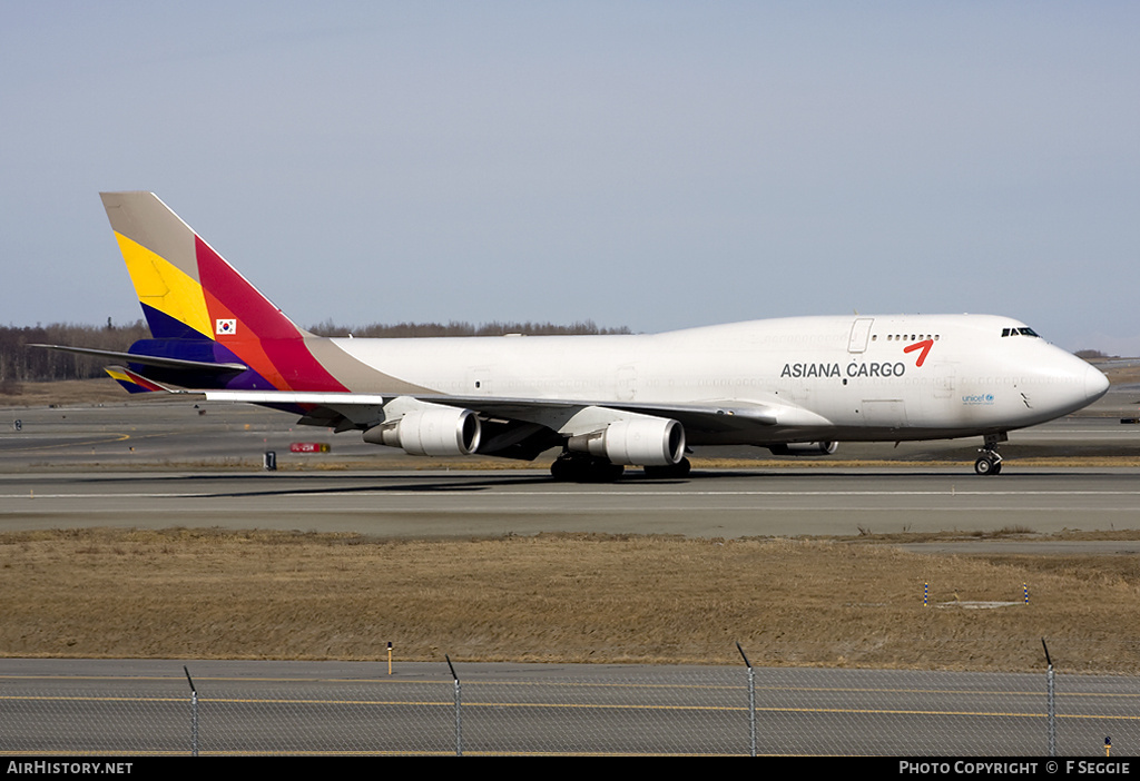 Aircraft Photo of HL7415 | Boeing 747-48EM(BDSF) | Asiana Airlines Cargo | AirHistory.net #64744
