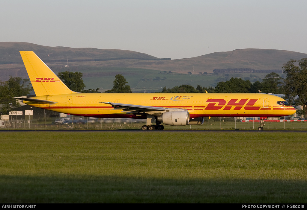 Aircraft Photo of G-BMRD | Boeing 757-236/SF | DHL International | AirHistory.net #64754