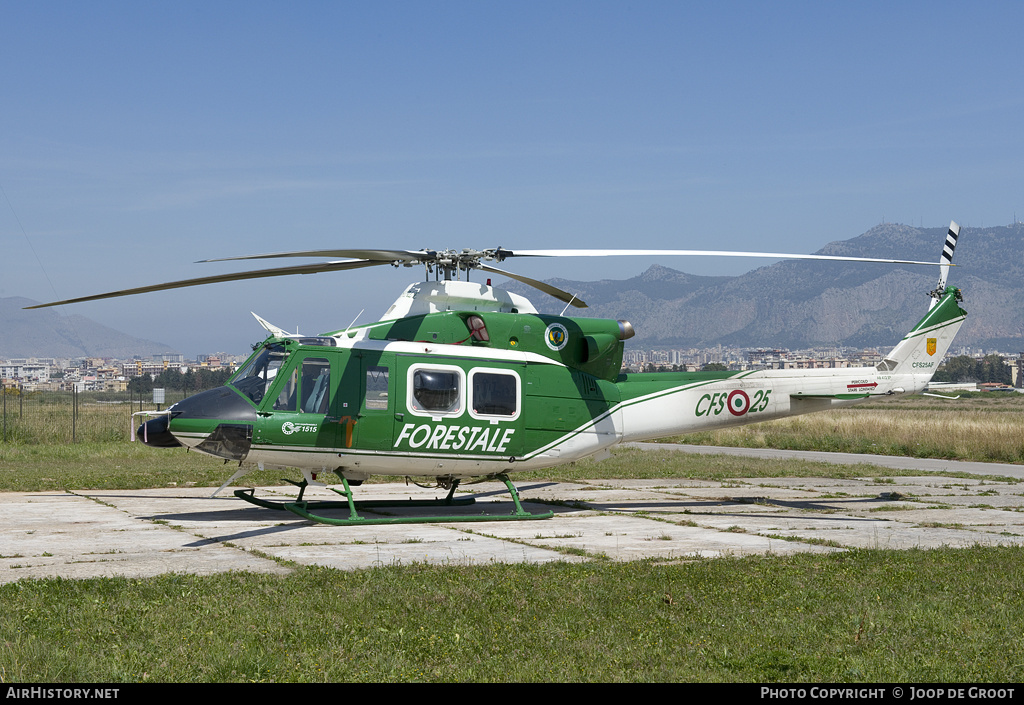 Aircraft Photo of CFS25AF | Agusta AB-412EP | Italy - Corpo Forestale (CFS) | AirHistory.net #64756