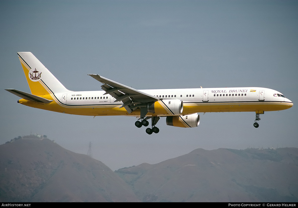 Aircraft Photo of V8-RBA | Boeing 757-2M6 | Royal Brunei Airlines | AirHistory.net #64757