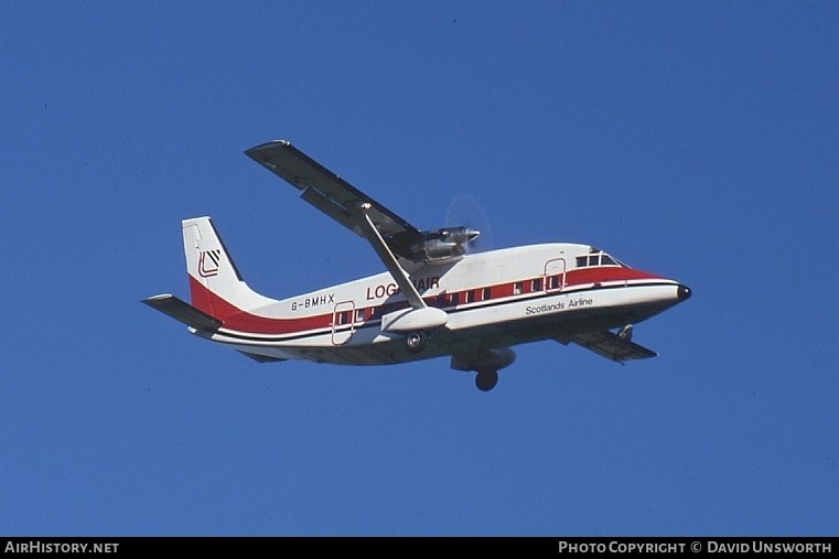 Aircraft Photo of G-BMHX | Short 360-200 | Loganair | AirHistory.net #64763