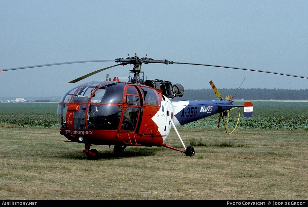 Aircraft Photo of A-350 | Sud SE-3160 Alouette III | Netherlands - Air Force | AirHistory.net #64775