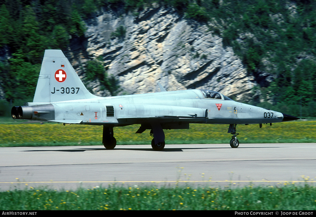 Aircraft Photo of J-3037 | Northrop F-5E Tiger II | Switzerland - Air Force | AirHistory.net #64809