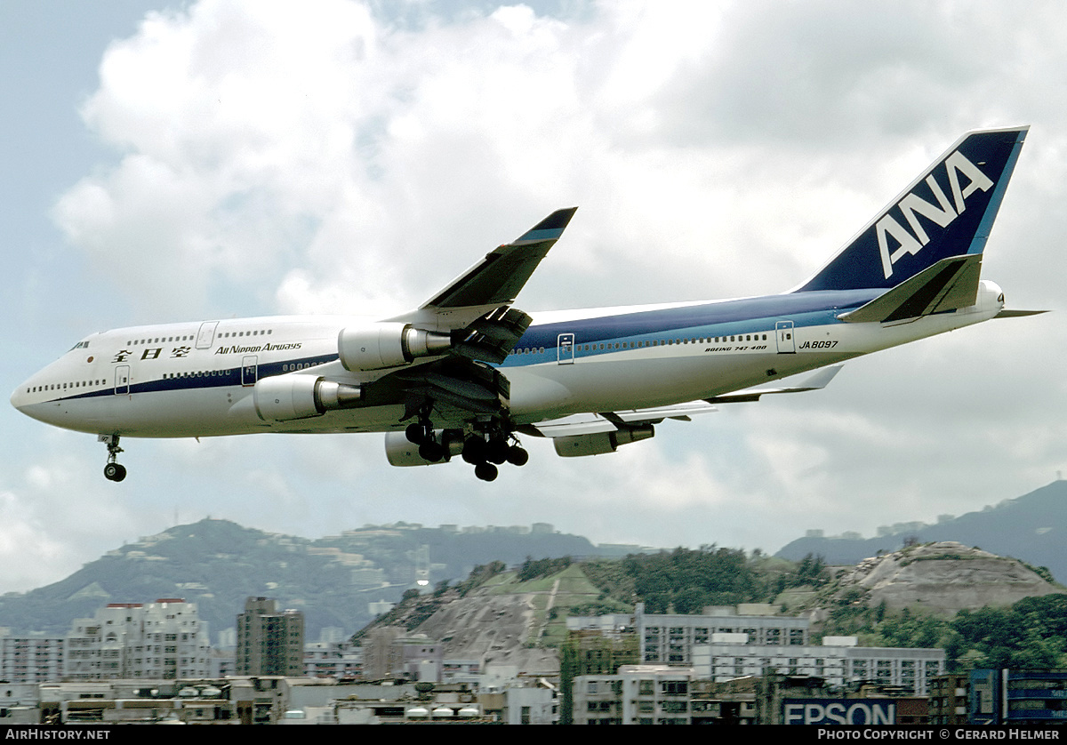 Aircraft Photo of JA8097 | Boeing 747-481 | All Nippon Airways - ANA | AirHistory.net #64821