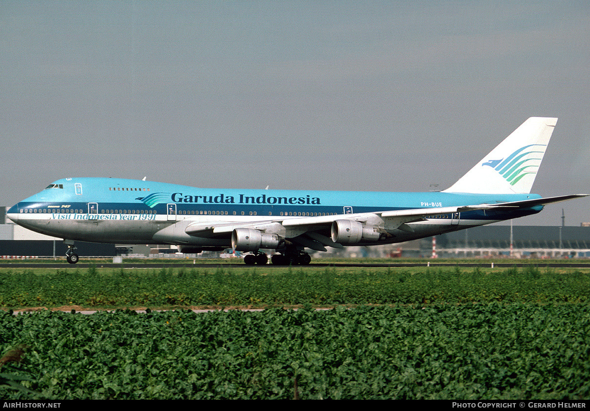 Aircraft Photo of PH-BUE | Boeing 747-206B | Garuda Indonesia | AirHistory.net #64822