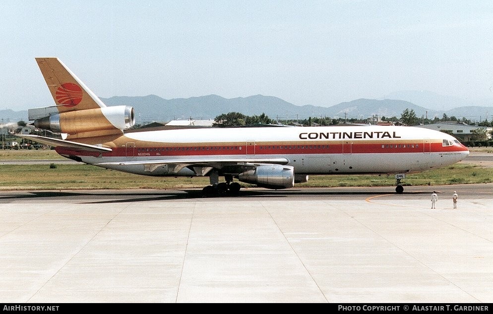 Aircraft Photo of N68046 | McDonnell Douglas DC-10-10 | Continental Airlines | AirHistory.net #64823