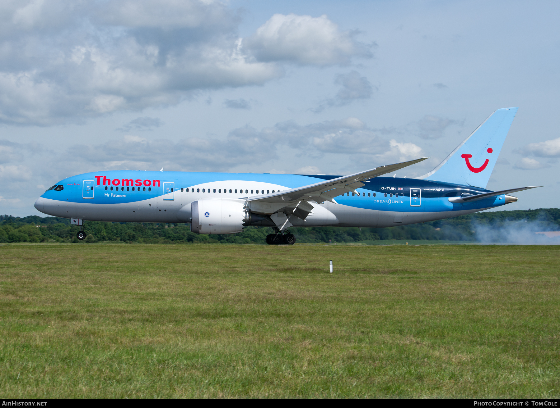 Aircraft Photo of G-TUIH | Boeing 787-8 Dreamliner | Thomson Airways | AirHistory.net #64847