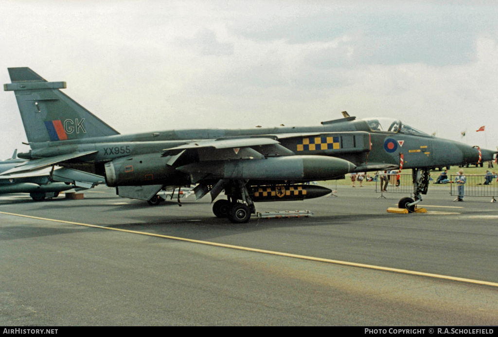 Aircraft Photo of XX955 | Sepecat Jaguar GR1A | UK - Air Force | AirHistory.net #64855
