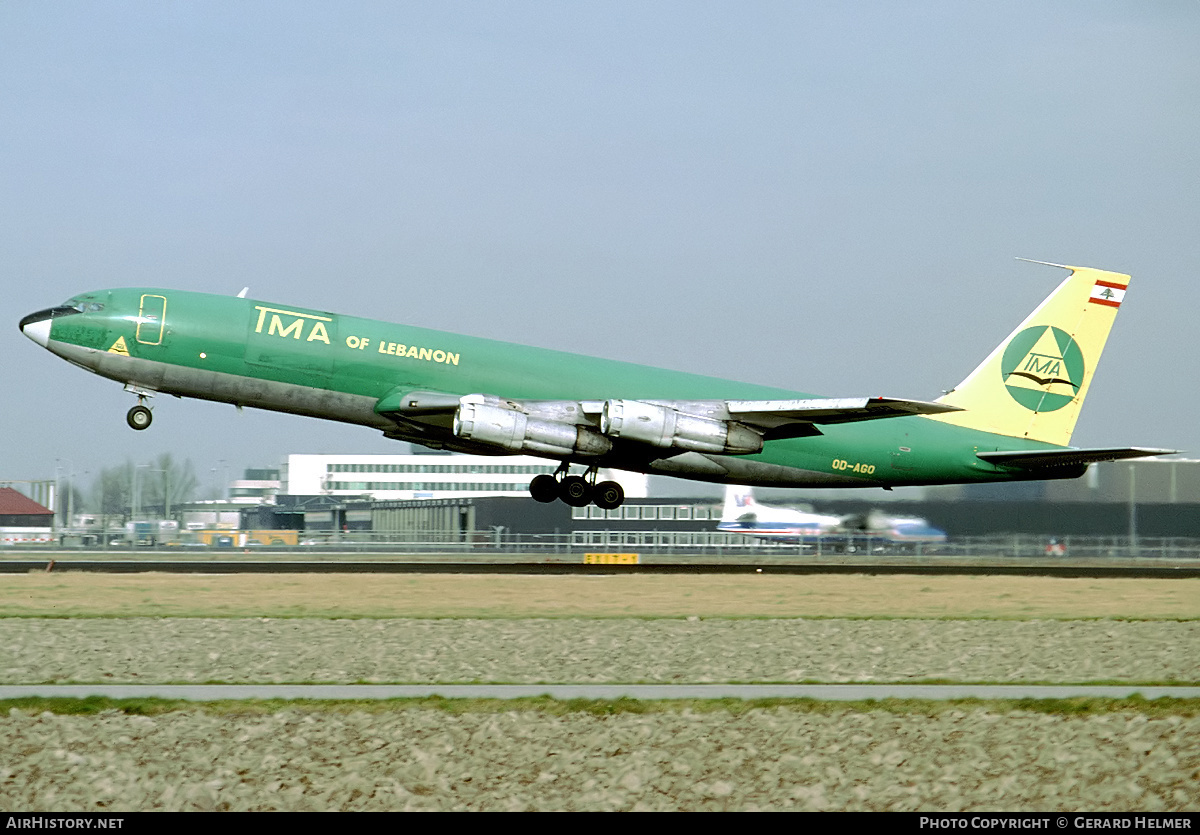 Aircraft Photo of OD-AGO | Boeing 707-321C | TMA of Lebanon - Trans Mediterranean Airways | AirHistory.net #64868