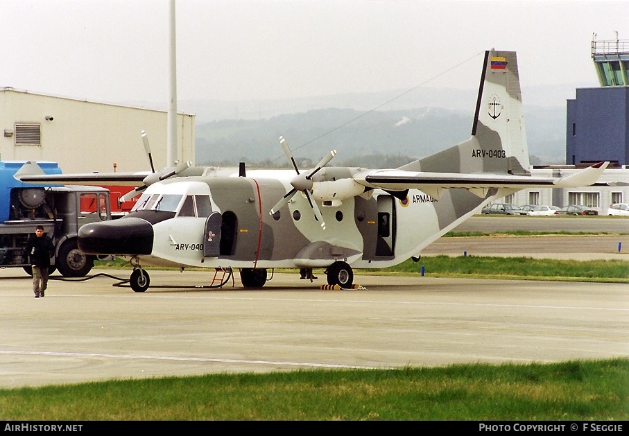 Aircraft Photo of ARV-0403 | CASA C-212-200 Aviocar | Venezuela - Navy | AirHistory.net #64899