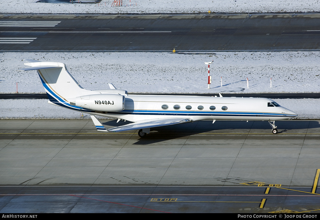 Aircraft Photo of N940AJ | Gulfstream Aerospace G-V Gulfstream V | AirHistory.net #64908