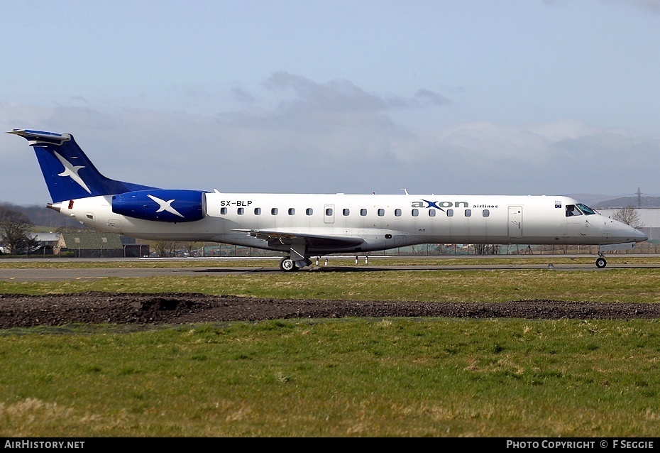 Aircraft Photo of SX-BLP | Embraer ERJ-145LU (EMB-145LU) | Axon Airlines | AirHistory.net #64911