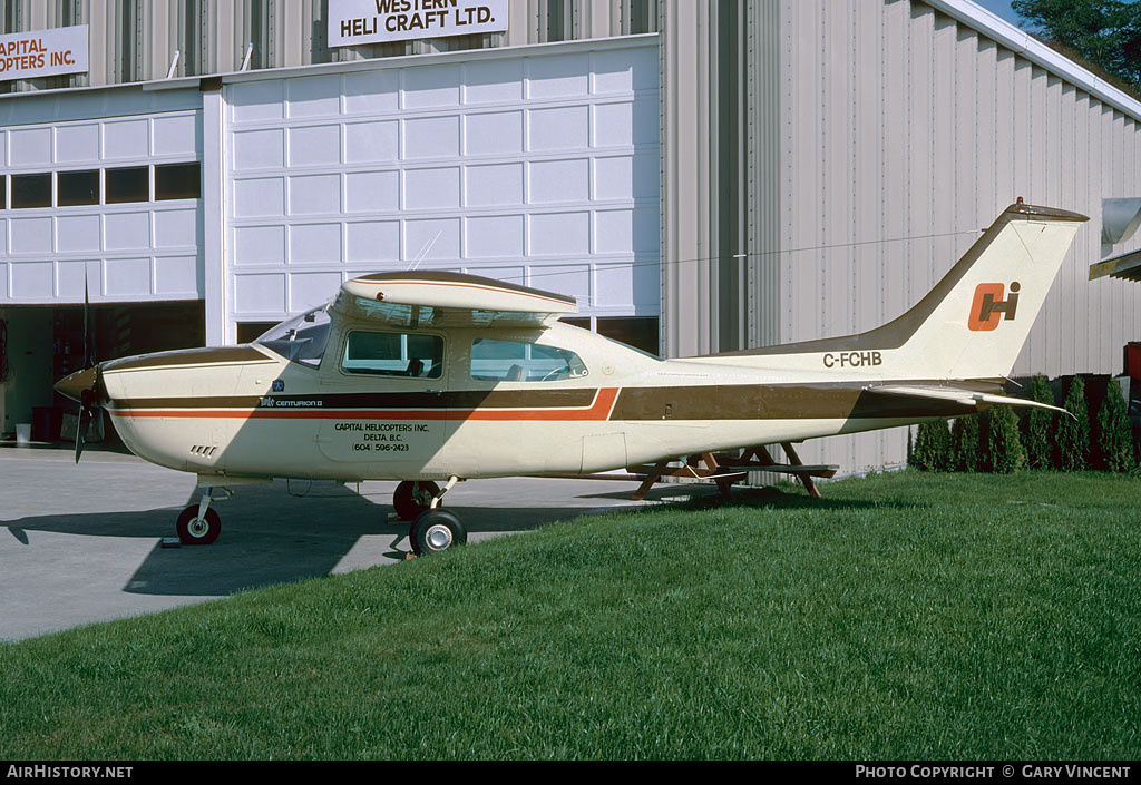 Aircraft Photo of C-FCHB | Cessna T210K Turbo Centurion | Capital Helicopters | AirHistory.net #64913