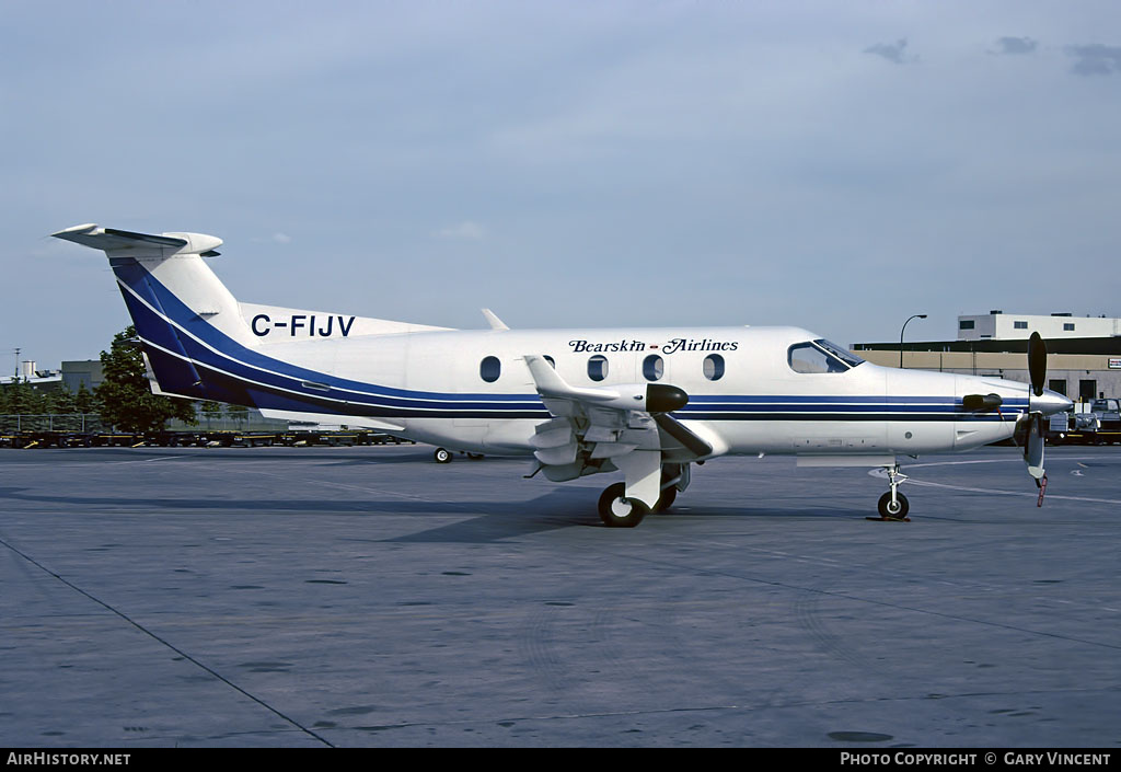 Aircraft Photo of C-FIJV | Pilatus PC-12 | Bearskin Airlines | AirHistory.net #64915