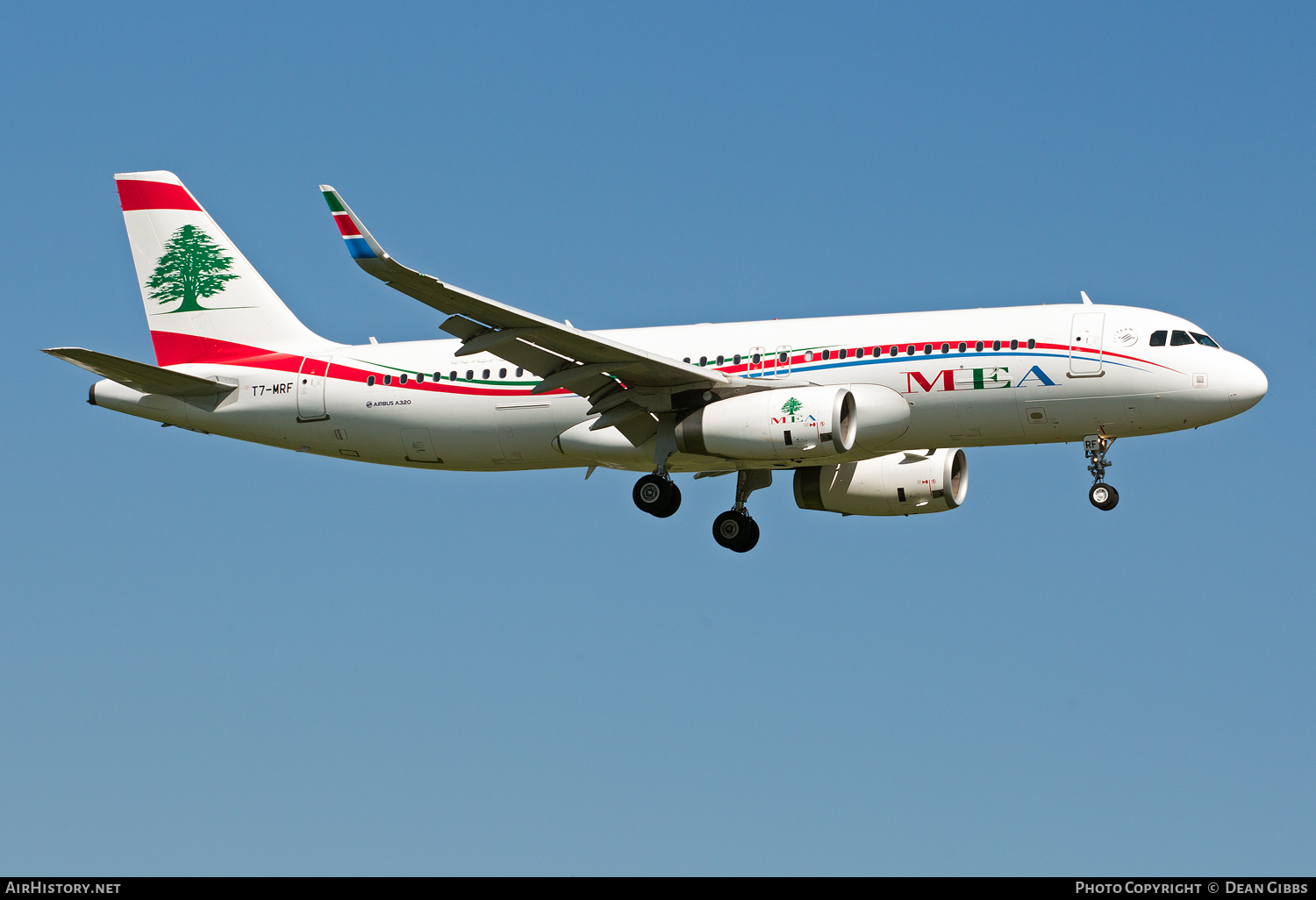 Aircraft Photo of T7-MRF | Airbus A320-232 | MEA - Middle East Airlines | AirHistory.net #64916