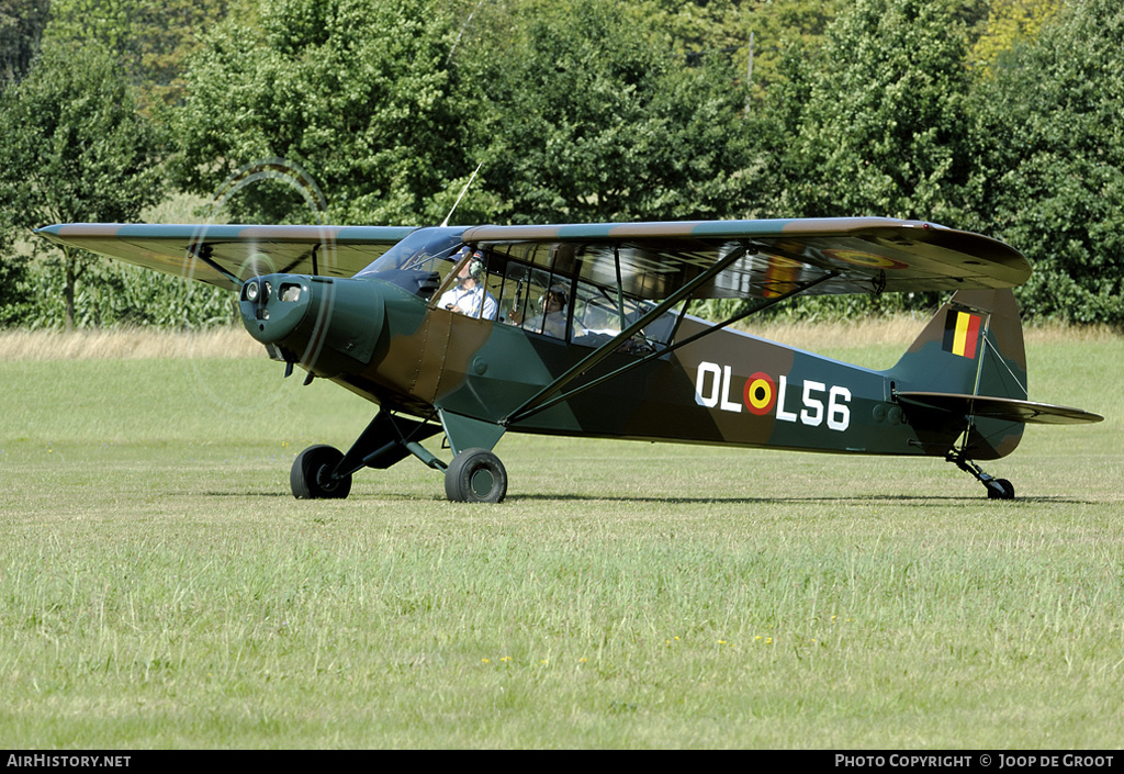 Aircraft Photo of OO-HBQ / OL-L56 | Piper L-18C Super Cub | Belgium - Army | AirHistory.net #64932