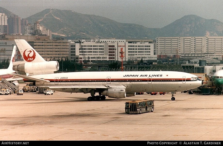Aircraft Photo of JA8542 | McDonnell Douglas DC-10-40 | Japan Air Lines - JAL | AirHistory.net #64935