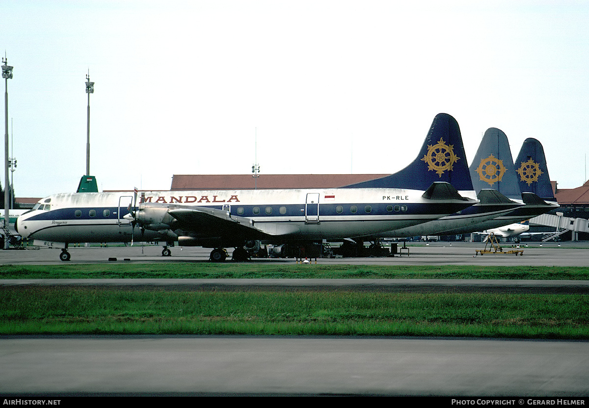 Aircraft Photo of PK-RLE | Lockheed L-188A Electra | Mandala Airlines | AirHistory.net #64948