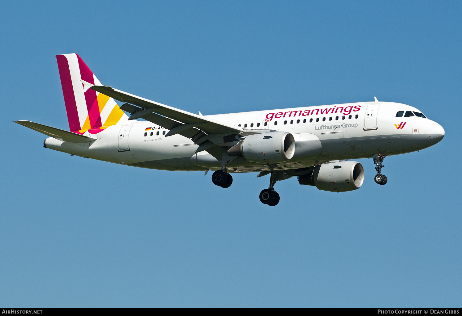 Aircraft Photo of D-AKNU | Airbus A319-112 | Germanwings | AirHistory.net #64949
