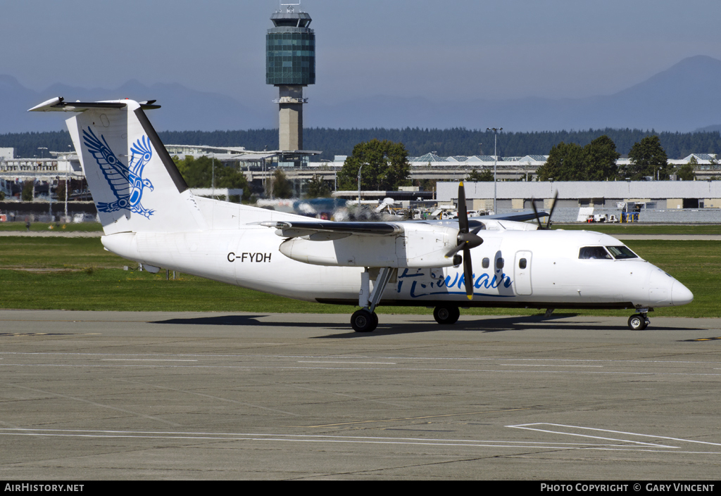 Aircraft Photo of C-FYDH | De Havilland Canada DHC-8-102 Dash 8 | Hawkair Aviation Services | AirHistory.net #64951