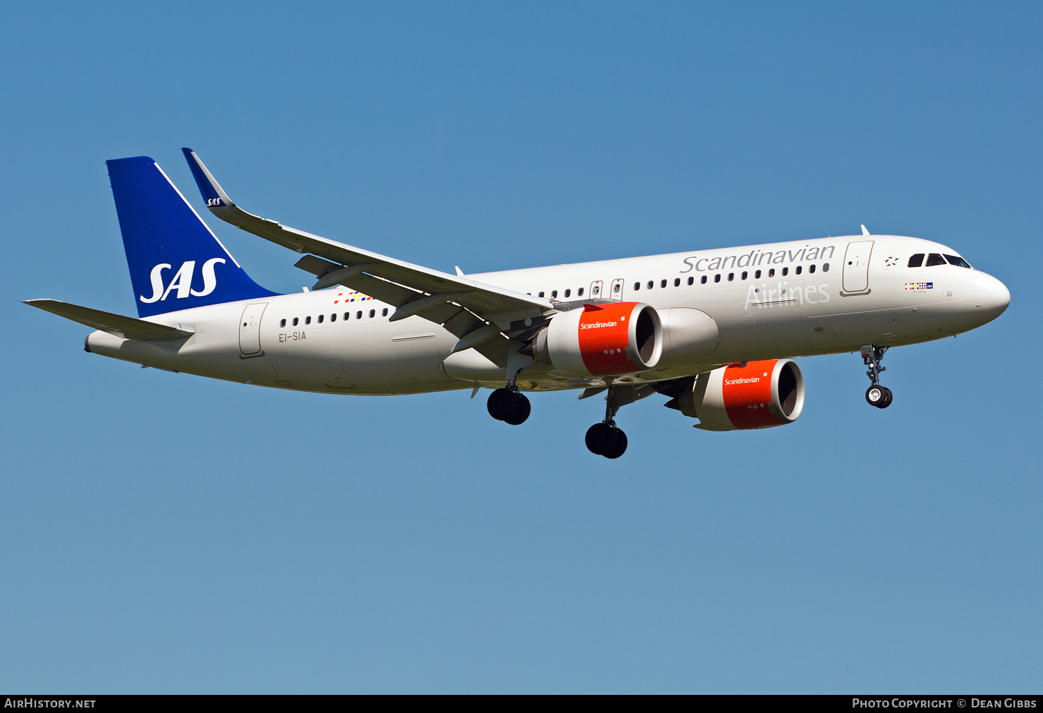Aircraft Photo of EI-SIA | Airbus A320-251N | Scandinavian Airlines - SAS | AirHistory.net #64952