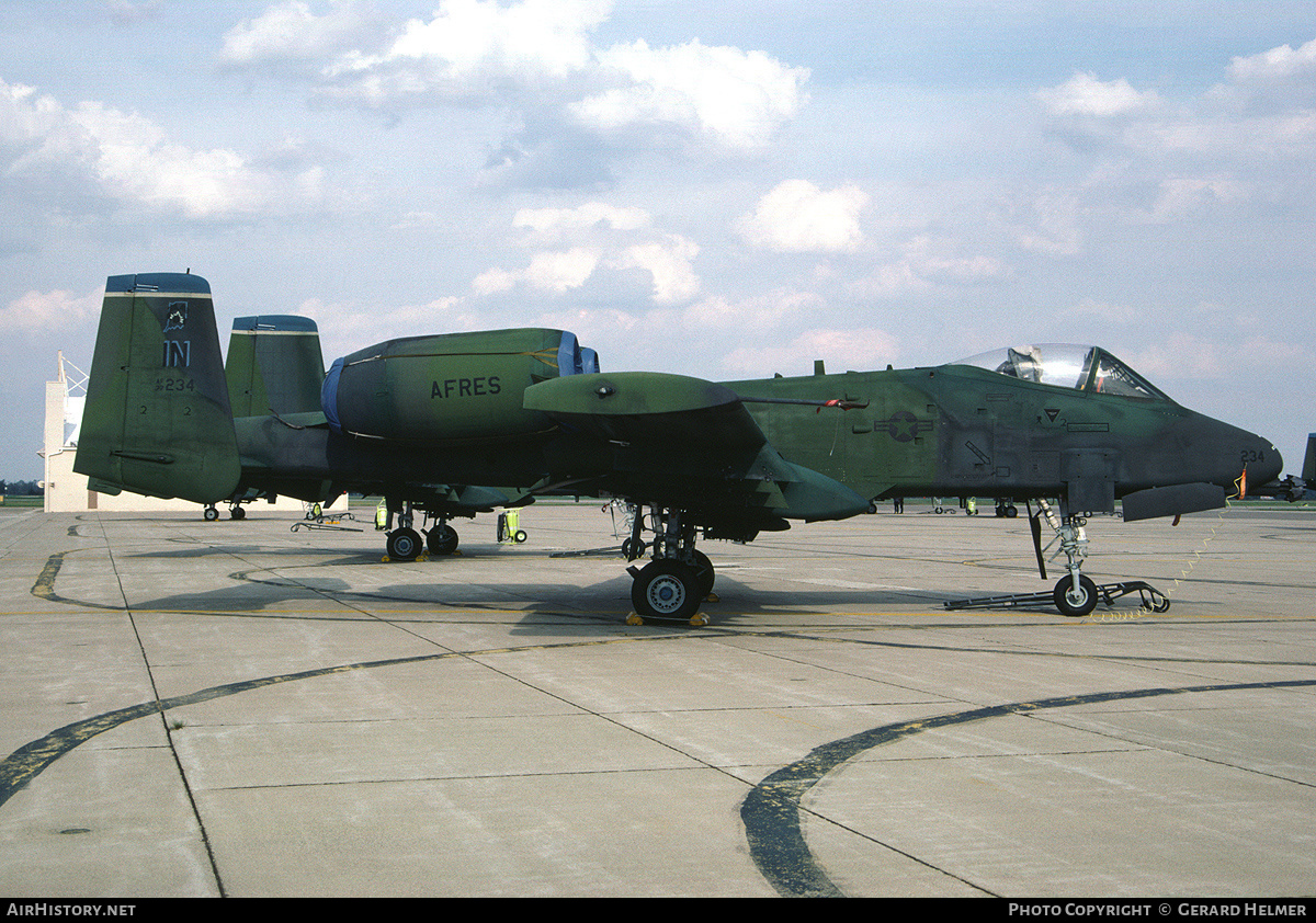 Aircraft Photo of 77-0234 / AF77-234 | Fairchild A-10A Thunderbolt II | USA - Air Force | AirHistory.net #64958