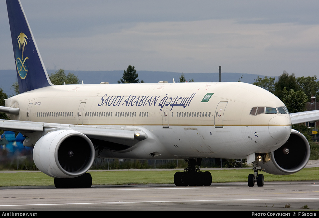 Aircraft Photo of HZ-AKQ | Boeing 777-268/ER | Saudi Arabian Airlines | AirHistory.net #64963