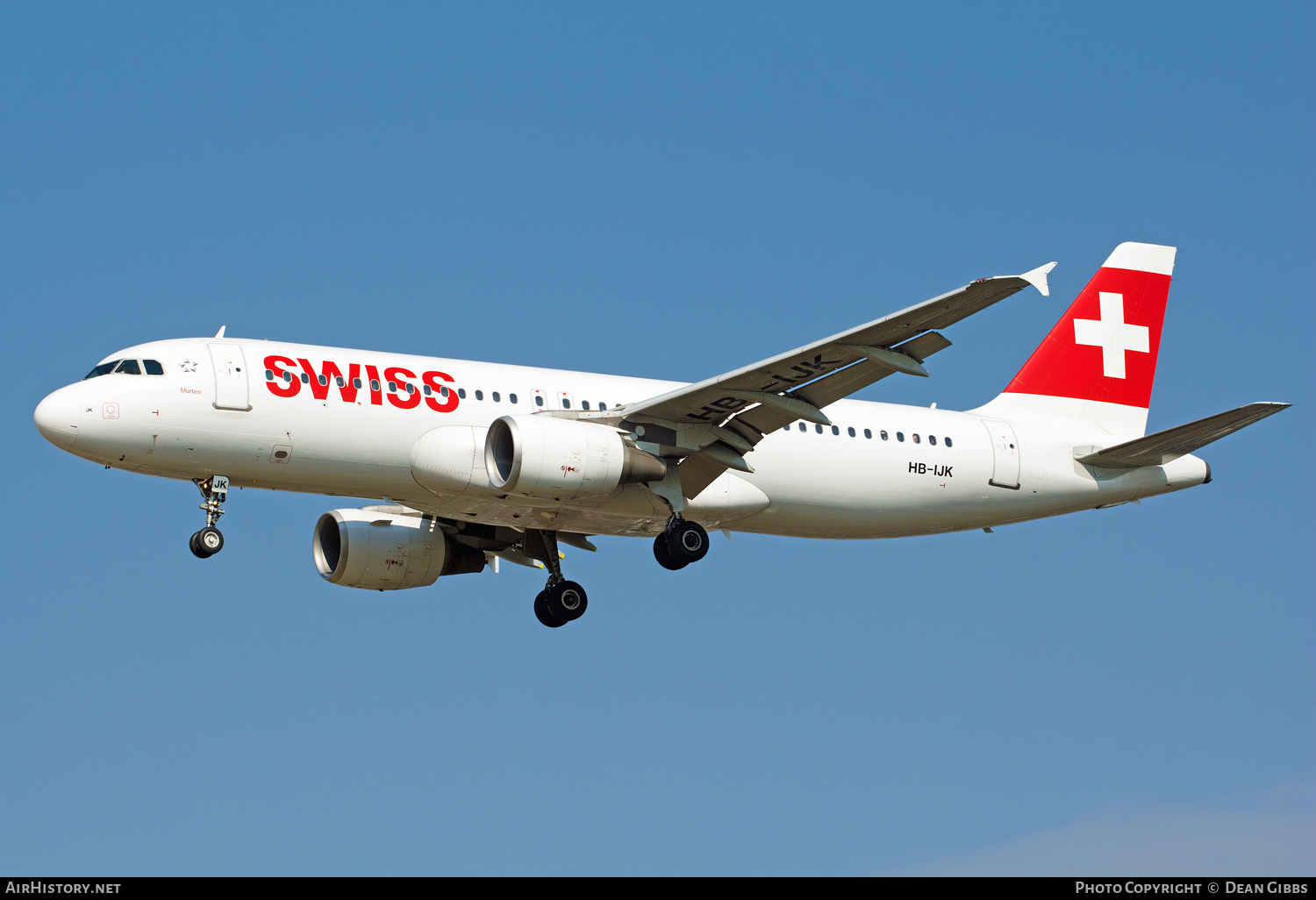 Aircraft Photo of HB-IJK | Airbus A320-214 | Swiss International Air Lines | AirHistory.net #64966