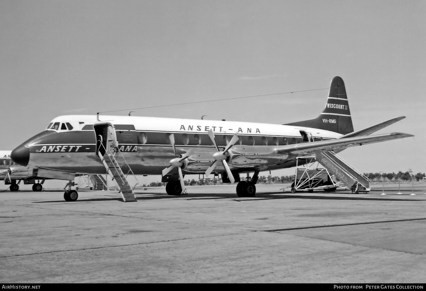 Aircraft Photo of VH-RMG | Vickers 832 Viscount | Ansett - ANA | AirHistory.net #65009