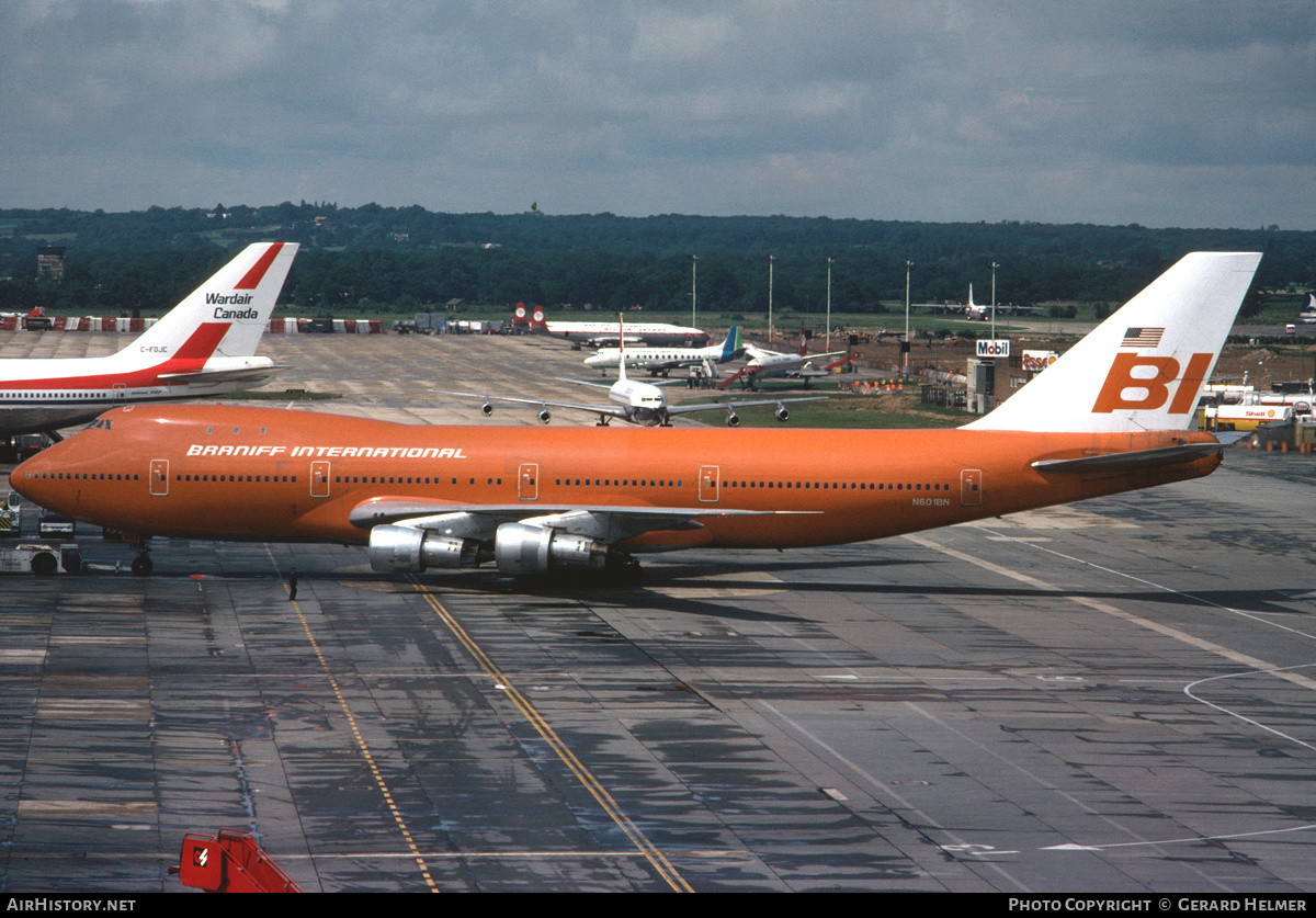 Aircraft Photo of N601BN | Boeing 747-127 | Braniff International Airways | AirHistory.net #65012