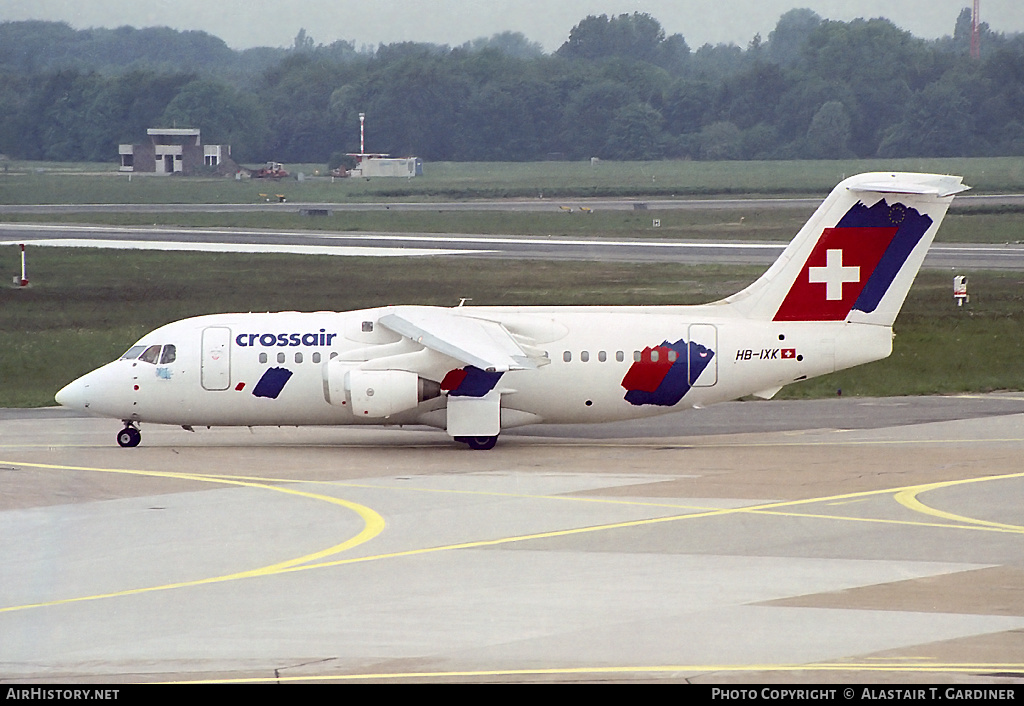 Aircraft Photo of HB-IXK | British Aerospace Avro 146-RJ85 | Crossair | AirHistory.net #65036