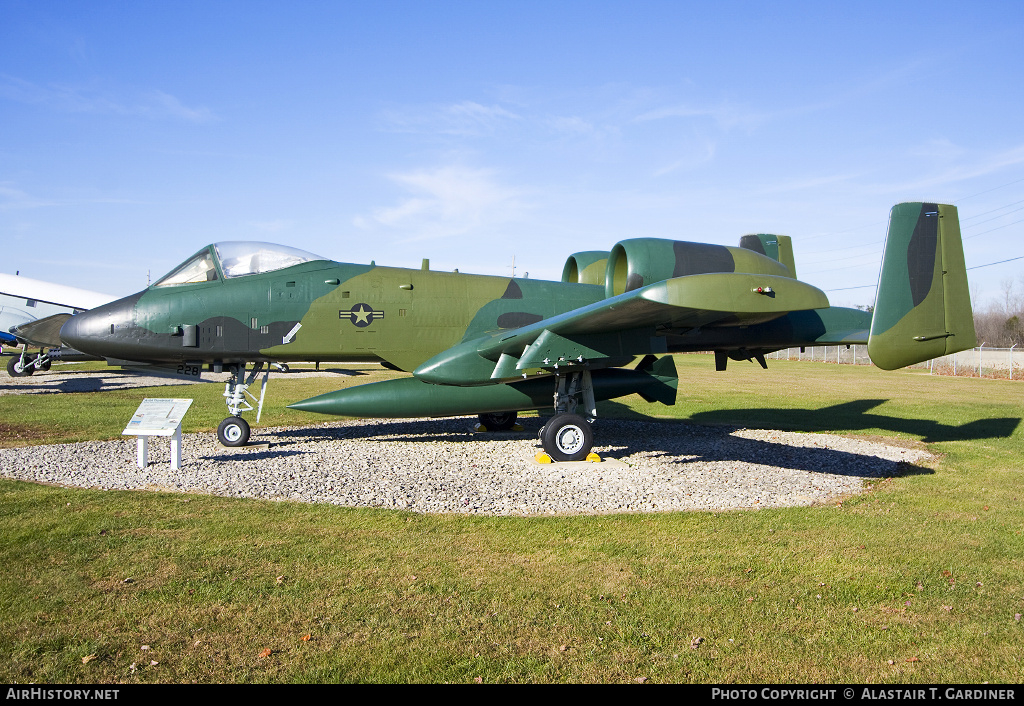 Aircraft Photo of 77-0228 | Fairchild A-10A Thunderbolt II | USA - Air Force | AirHistory.net #65046