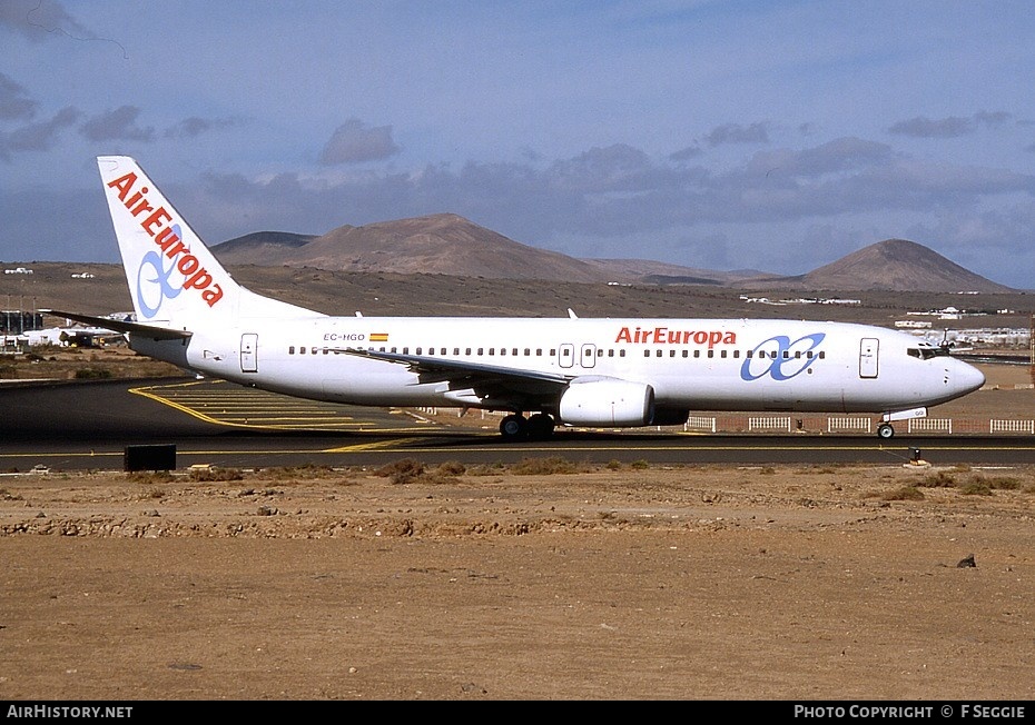 Aircraft Photo of EC-HGO | Boeing 737-85P | Air Europa | AirHistory.net #65052