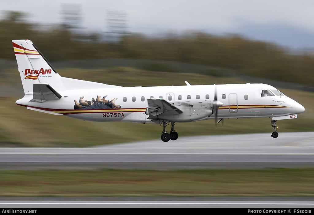 Aircraft Photo of N675PA | Saab 340B | Peninsula Airways - PenAir | AirHistory.net #65064