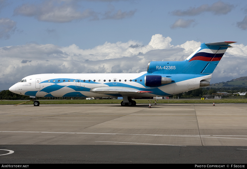 Aircraft Photo of RA-42365 | Yakovlev Yak-42D | Aeroflot Plus Aircompany | AirHistory.net #65087