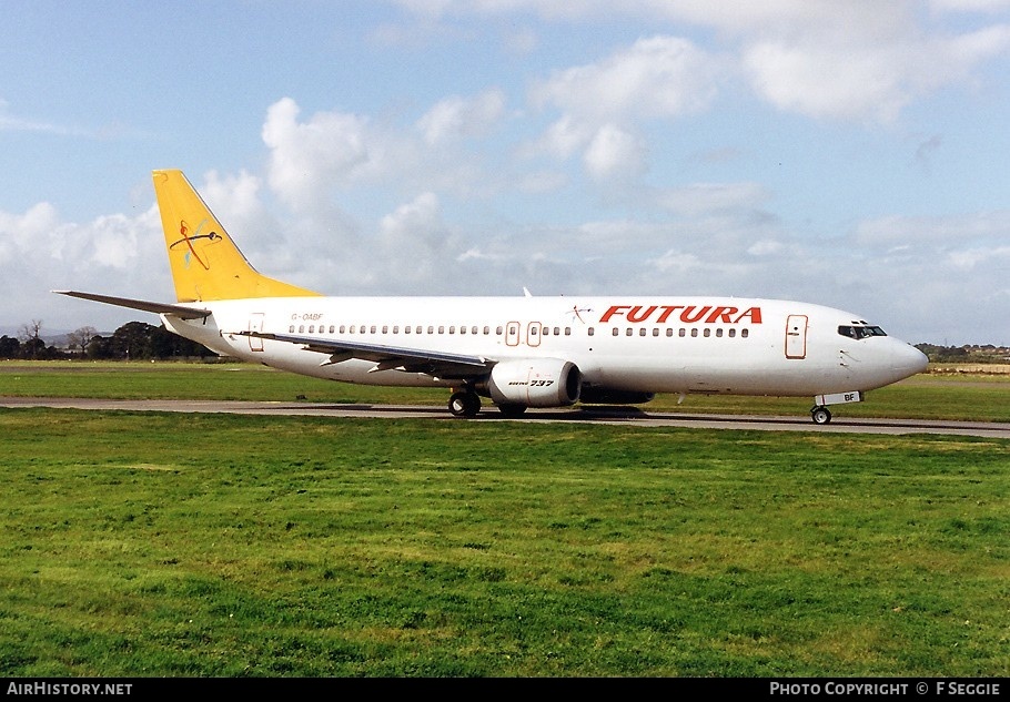 Aircraft Photo of G-OABF | Boeing 737-4Y0 | Futura International Airways | AirHistory.net #65101