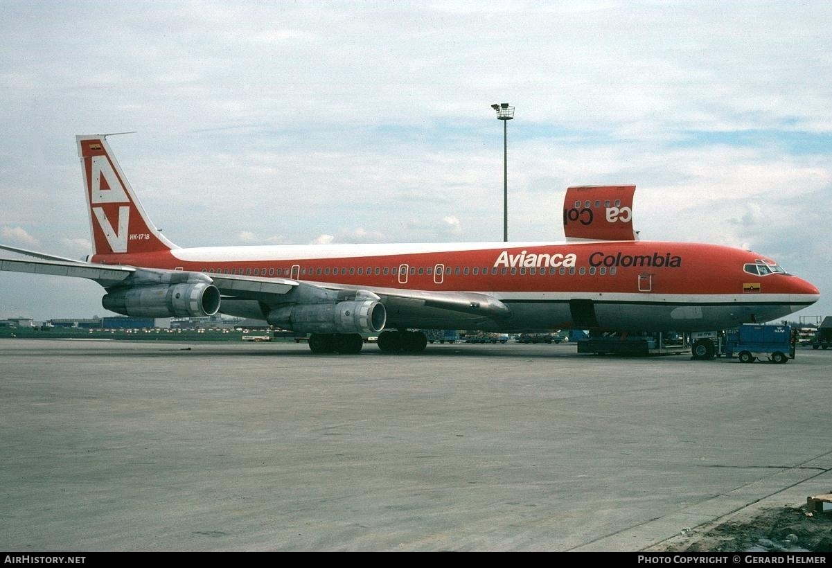 Aircraft Photo of HK-1718 | Boeing 707-321C | Avianca | AirHistory.net #65129
