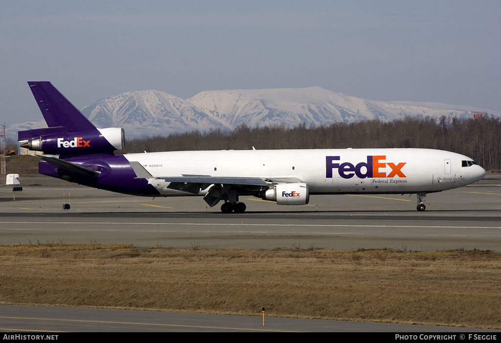 Aircraft Photo of N588FE | McDonnell Douglas MD-11/F | Fedex - Federal Express | AirHistory.net #65134