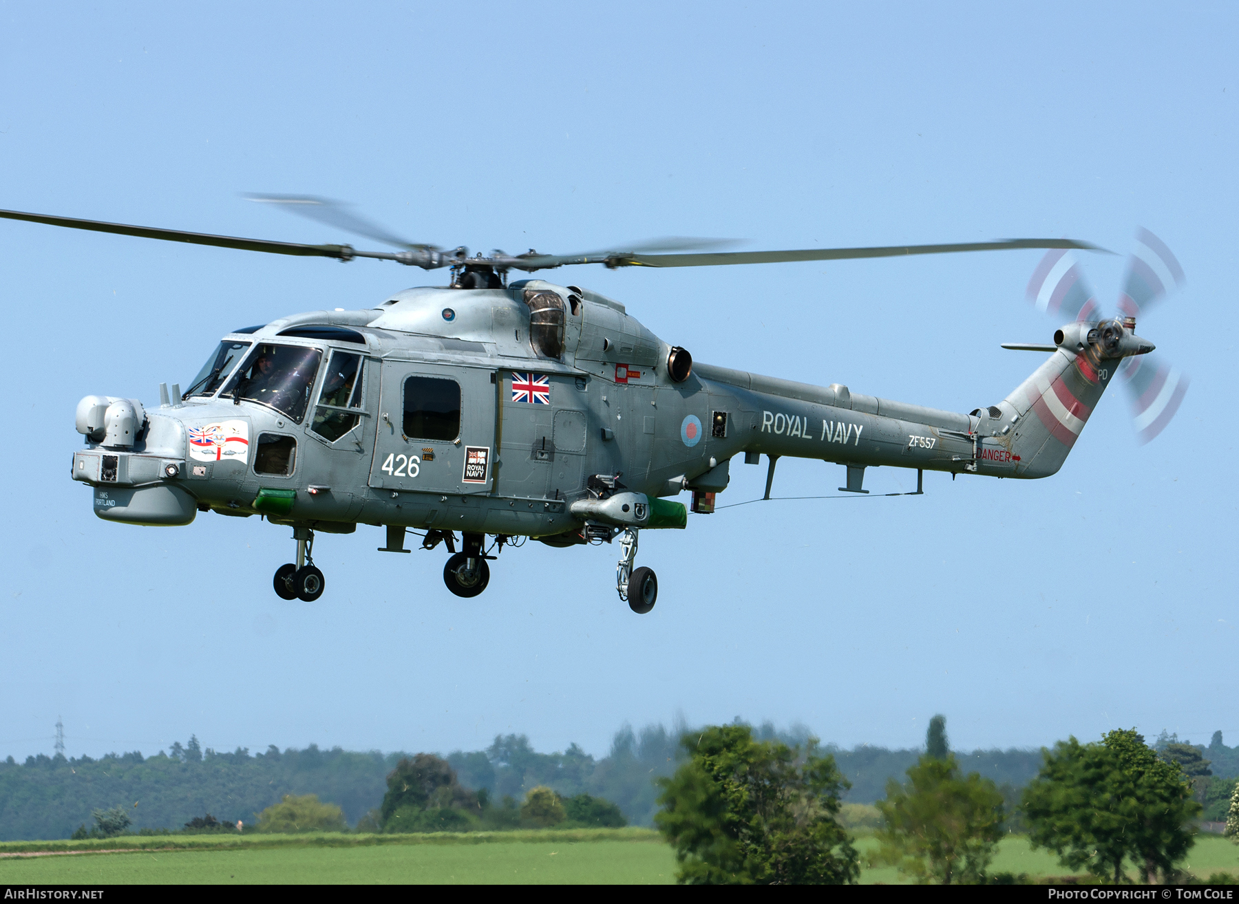 Aircraft Photo of ZF557 | Westland WG-13 Lynx HMA8 | UK - Navy | AirHistory.net #65143