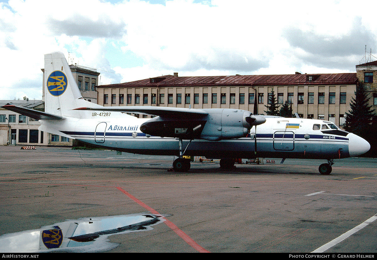 Aircraft Photo of UR-47287 | Antonov An-24B | Air Ukraine | AirHistory.net #65144