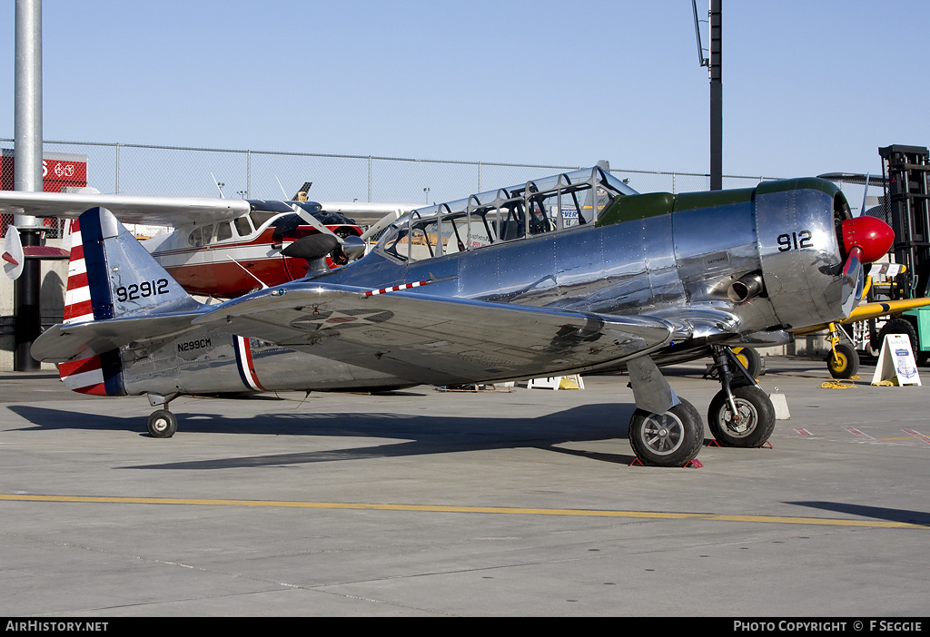 Aircraft Photo of N299CM / 92912 | North American AT-6G Texan | USA - Air Force | AirHistory.net #65160